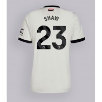 Camisa de time de futebol Manchester United Luke Shaw #23 Replicas 3º Equipamento 2024-25 Manga Curta